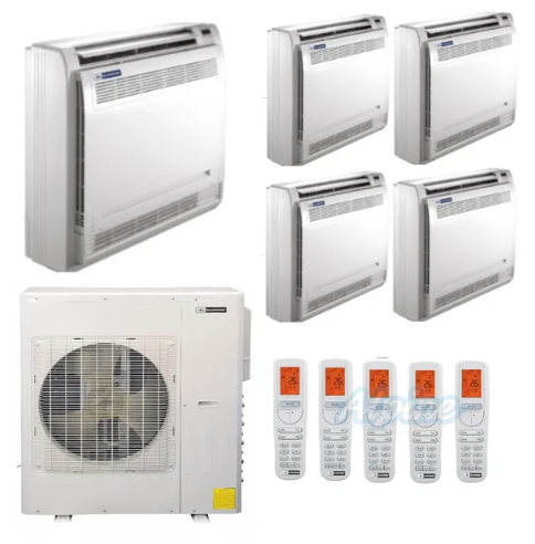 Mitsubishi Electric floor-mounted multi-zone